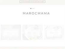 Tablet Screenshot of marocmama.com